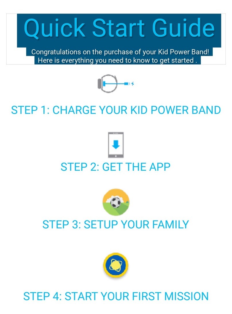 Unicef Kid Power Band quick start guide