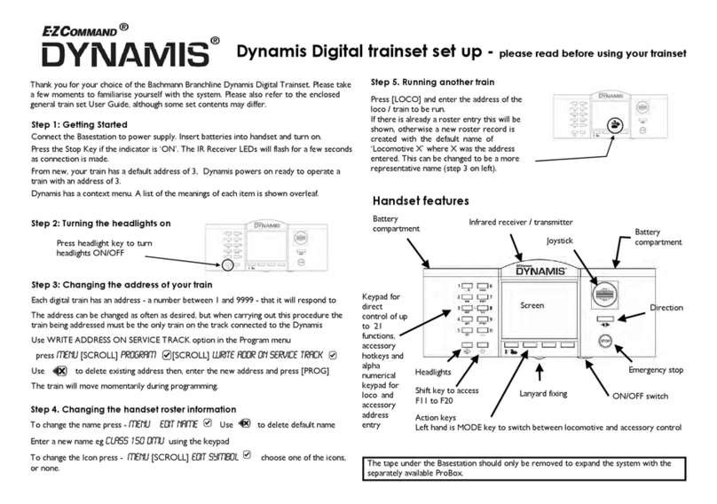Bachmann E-Z Command Dynamis Setup