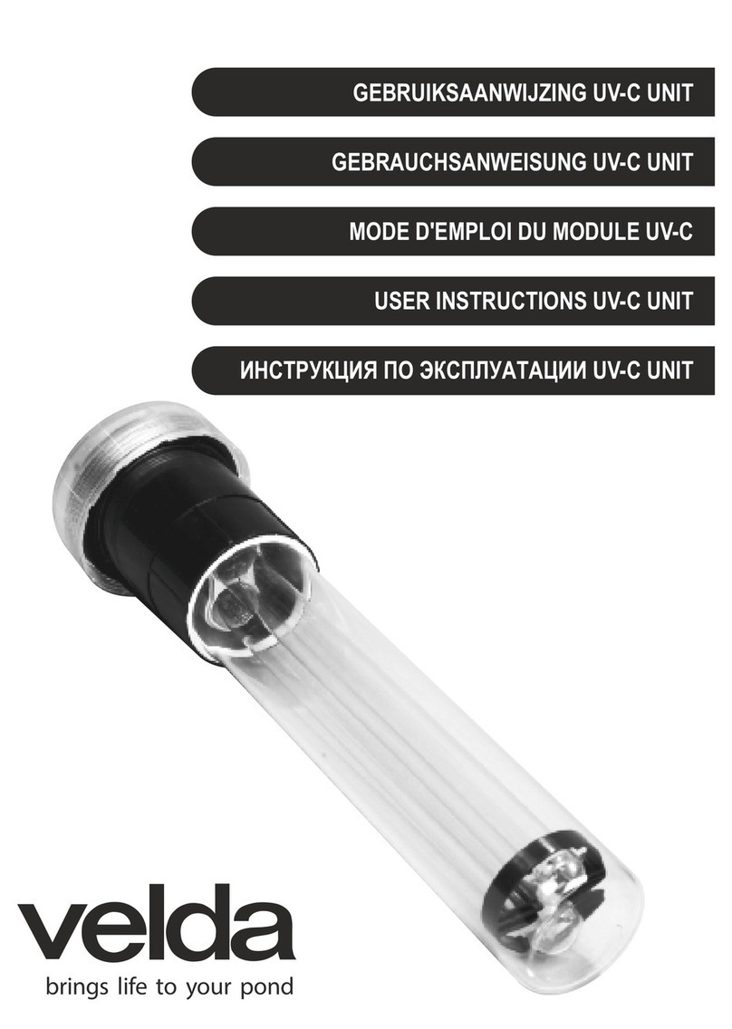 velda UV-C Unit 9 Watt User manual