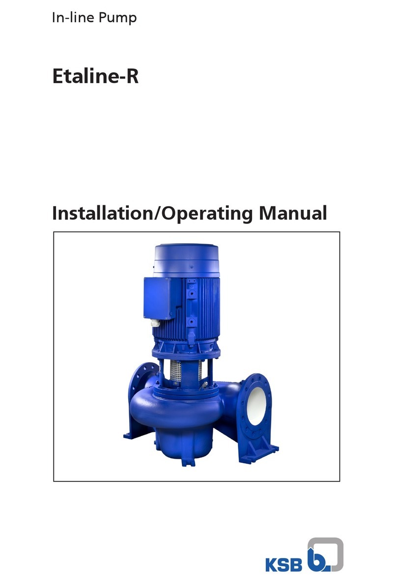 KSB Etaline-R Installation & operating manual