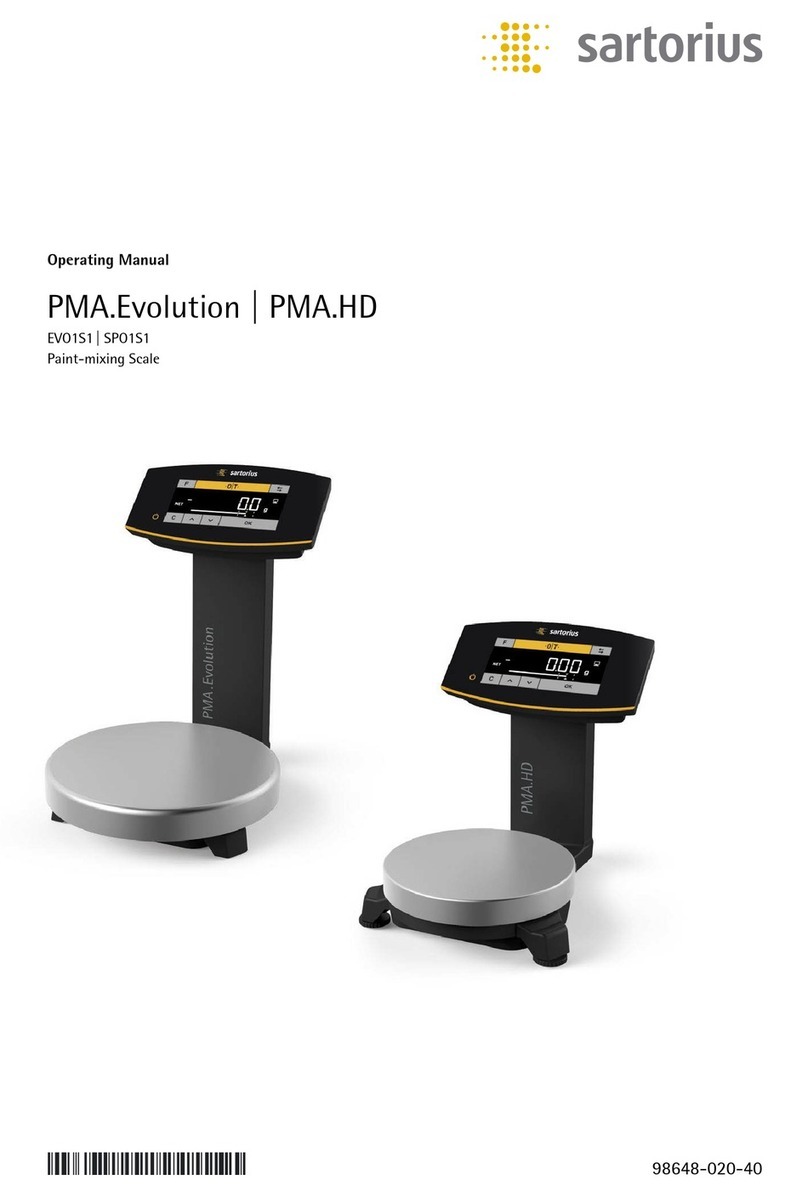 Sartorius PMA.HD User manual