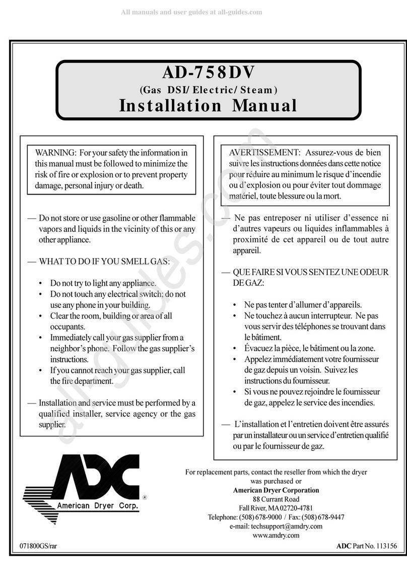 ADC AD-758DV User manual