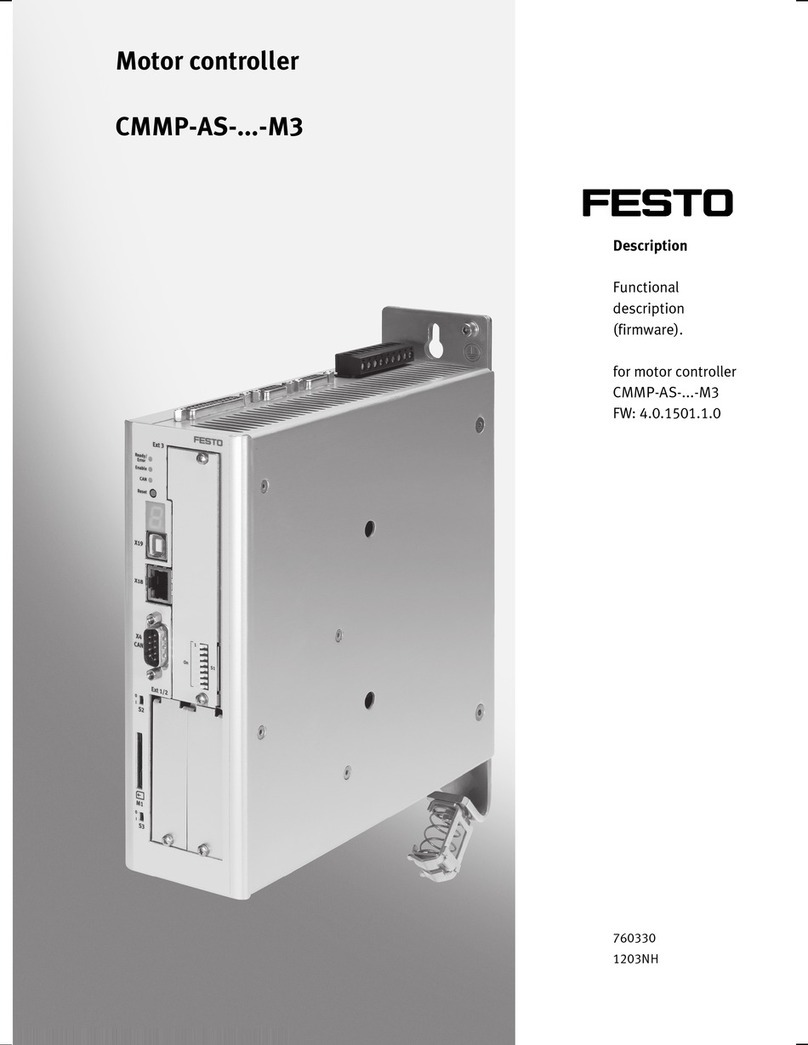 Festo CMMP-AS-***-M3 Series Operating and installation instructions