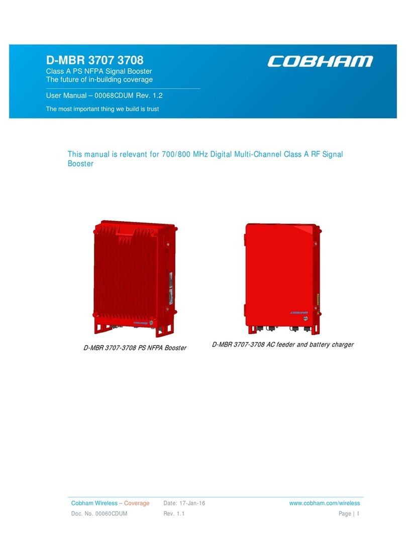 COBHAM D-MBR 3707 user manual