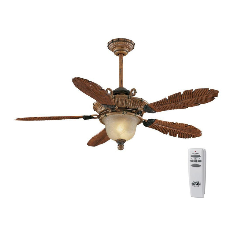 HAMPTON BAY 54" Tropics owner's manual