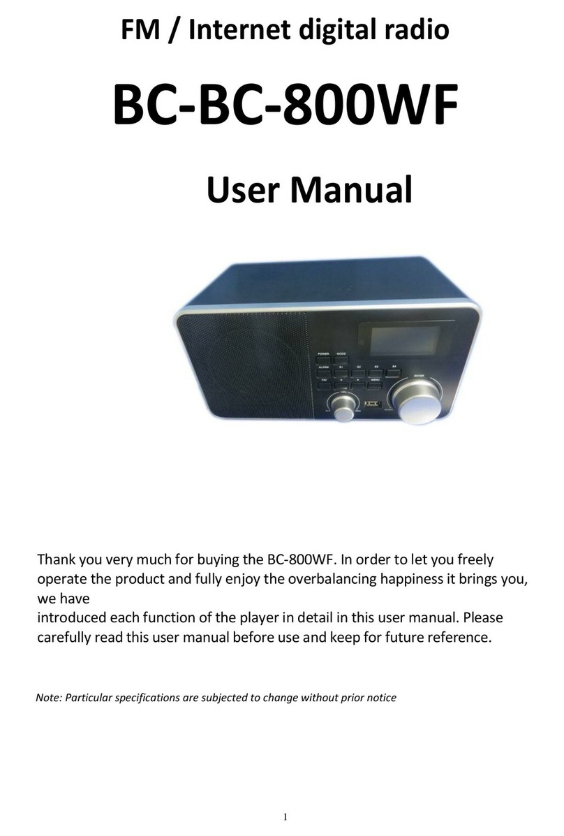 BC BC-800WF User manual