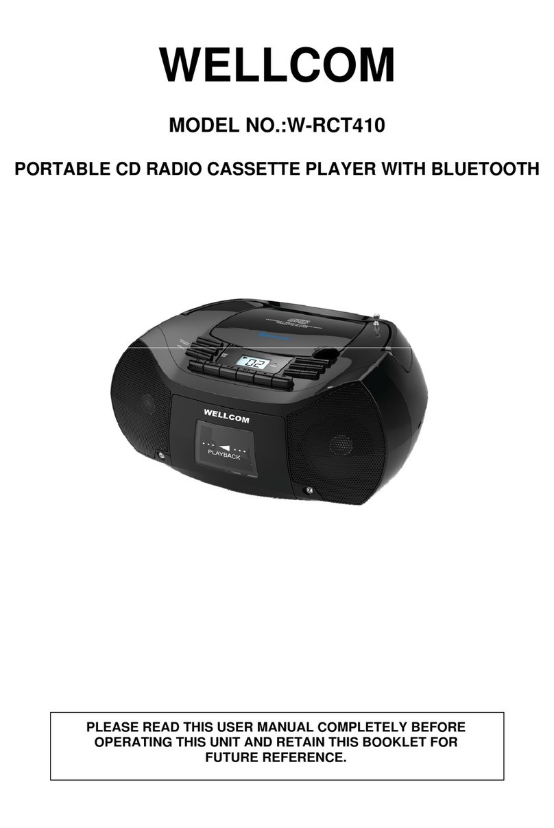 WELLCOM W-RCT410 user manual