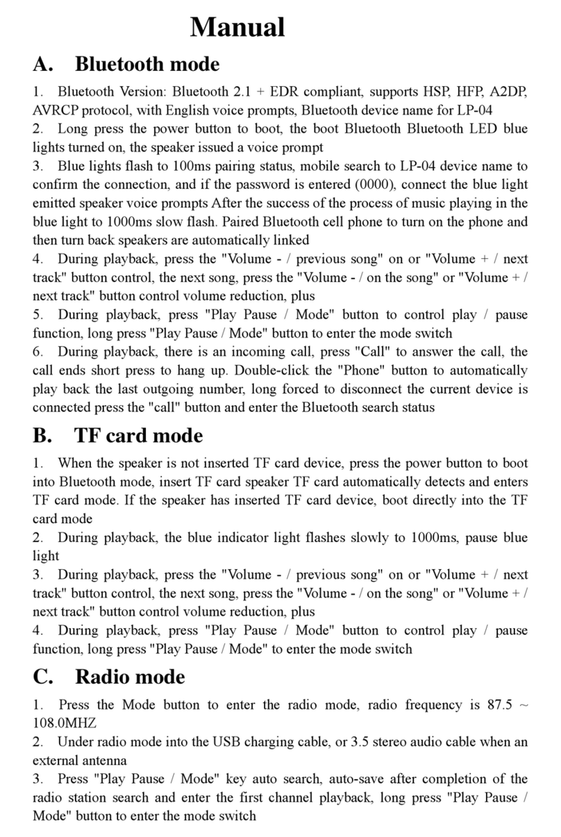 Hwell LP-04 manual