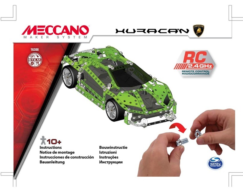 Meccano Lamborghini Huracan 2.4 GHz RC instructions