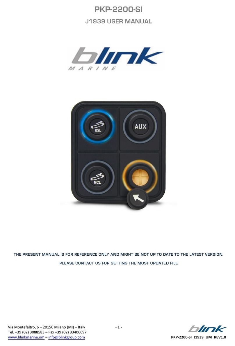 Blink Marine PKP-2200-SI user manual