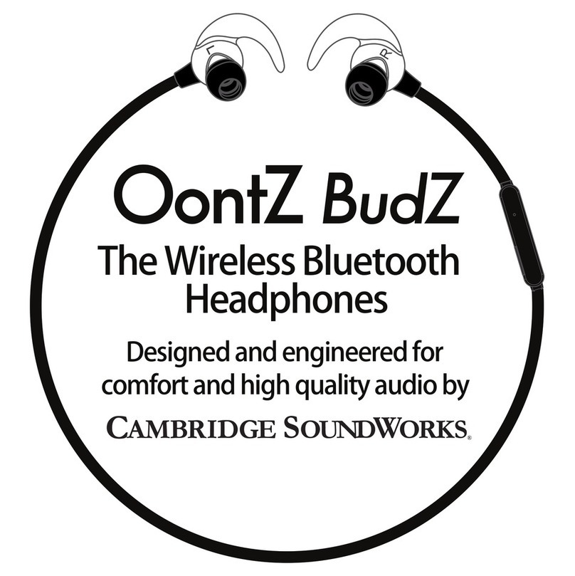Oontz BudZ quick start guide