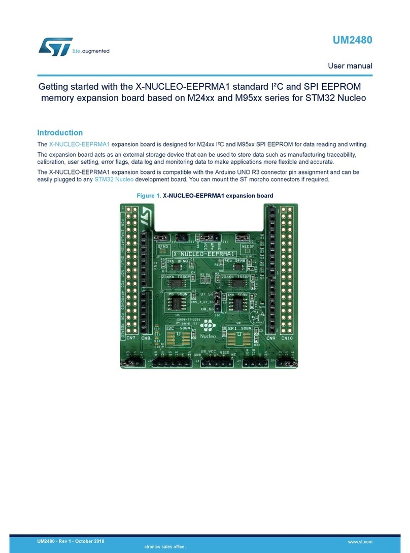 ST X-NUCLEO-EEPRMA1 User manual
