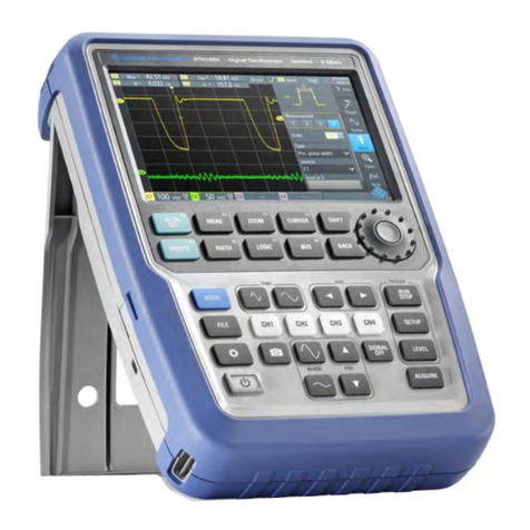 Rohde & Schwarz Scope Rider RTH1002 User manual