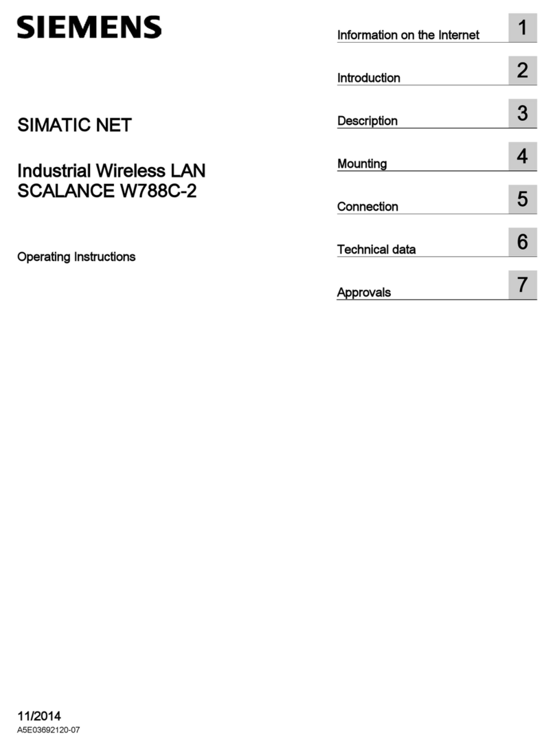 Siemens SCALANCE W788C-2 User manual