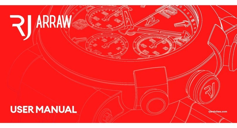 RJ Watches ARRAW user manual