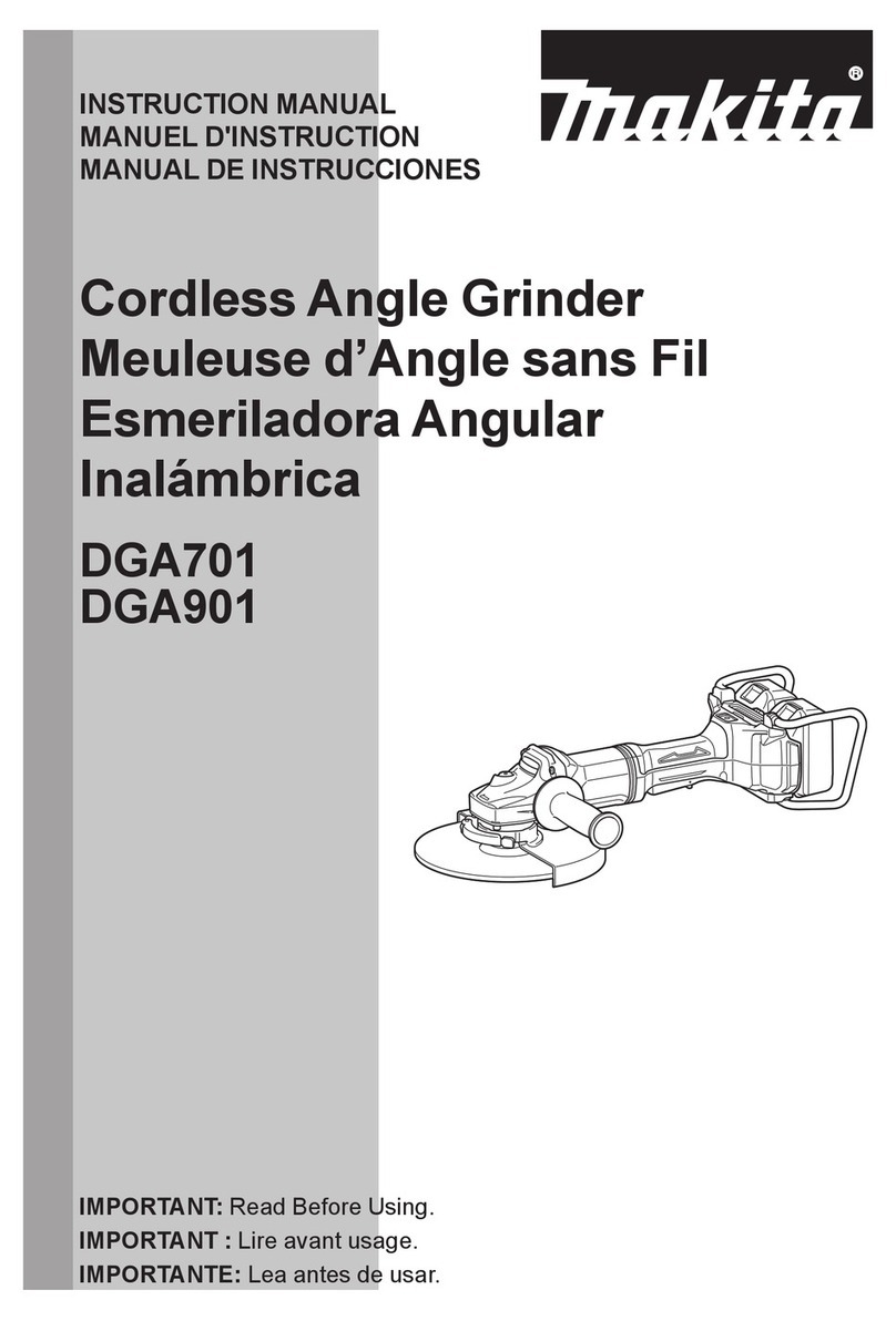 Makita DGA901 instruction manual