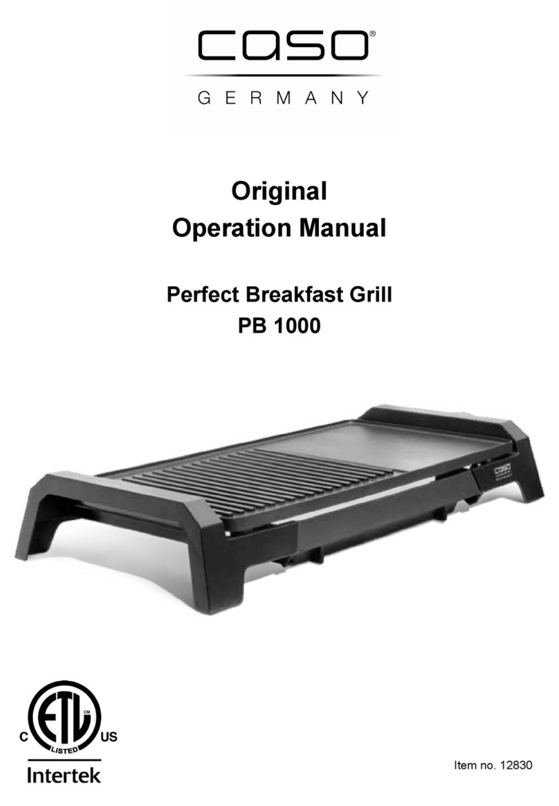 Caso PB 1000 original operation manual