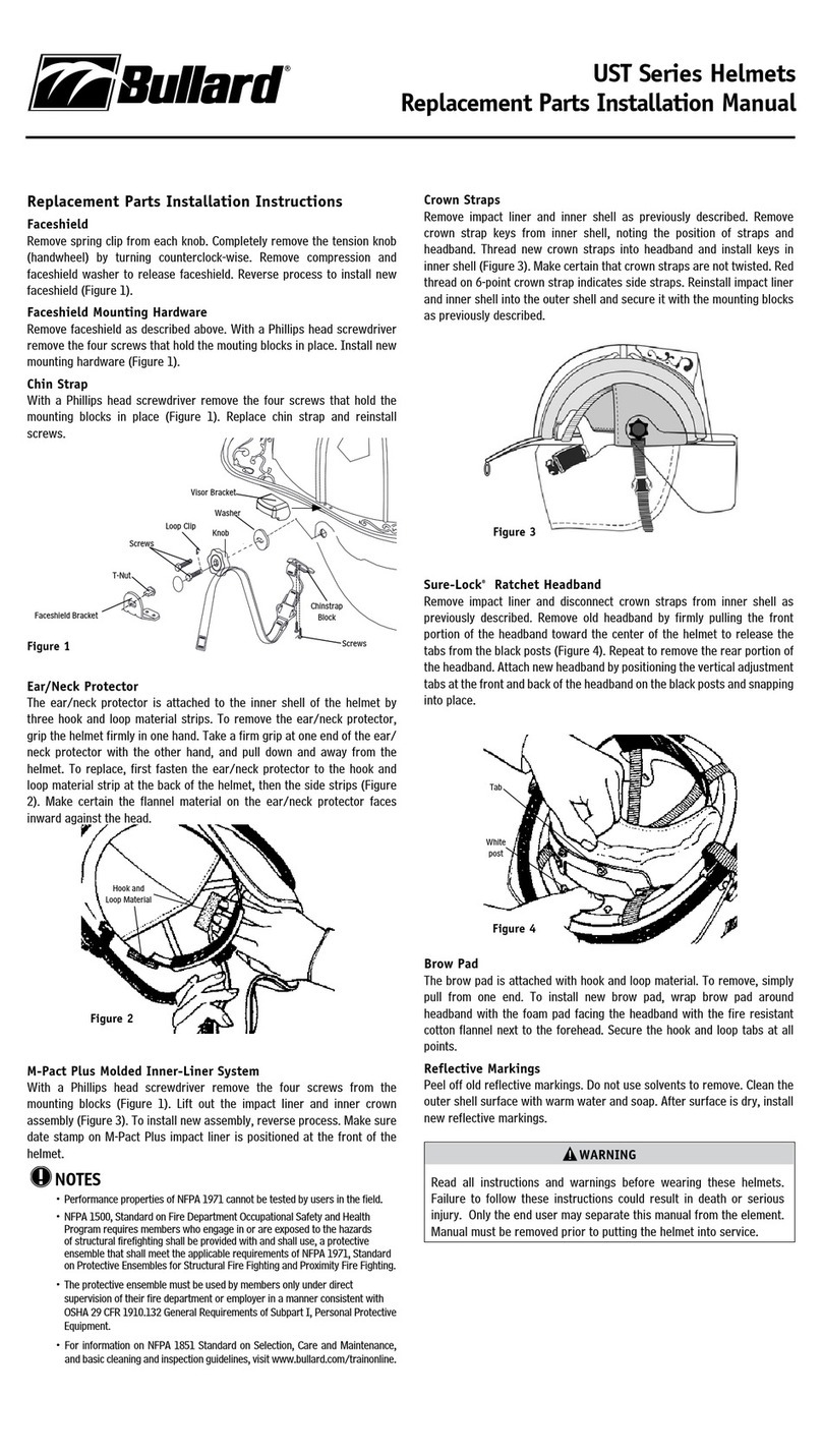 Bullard UST Series Parts installation and removal guide