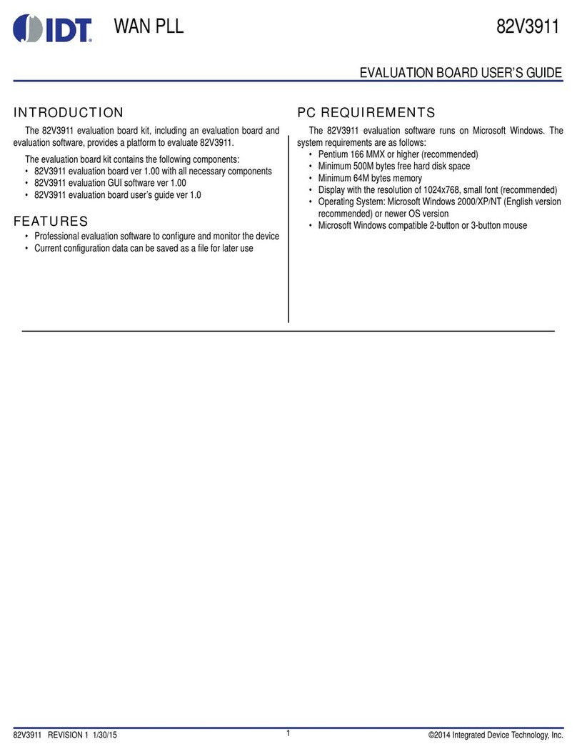 IDT 82V3911 user guide