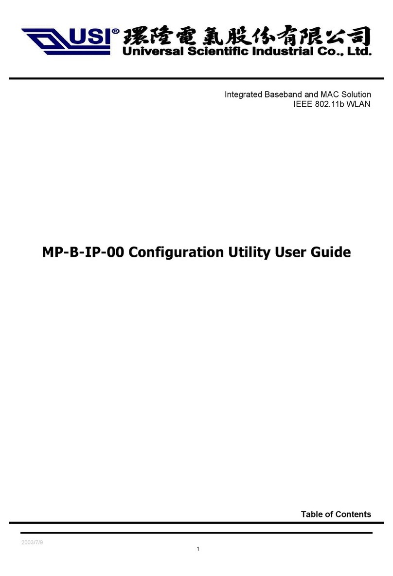 Universal Scientific Industrial Co., Ltd. MP-B-IP-00 user guide
