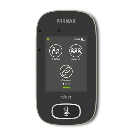 Phonak Roger Touchscreen Mic Quick setup guide