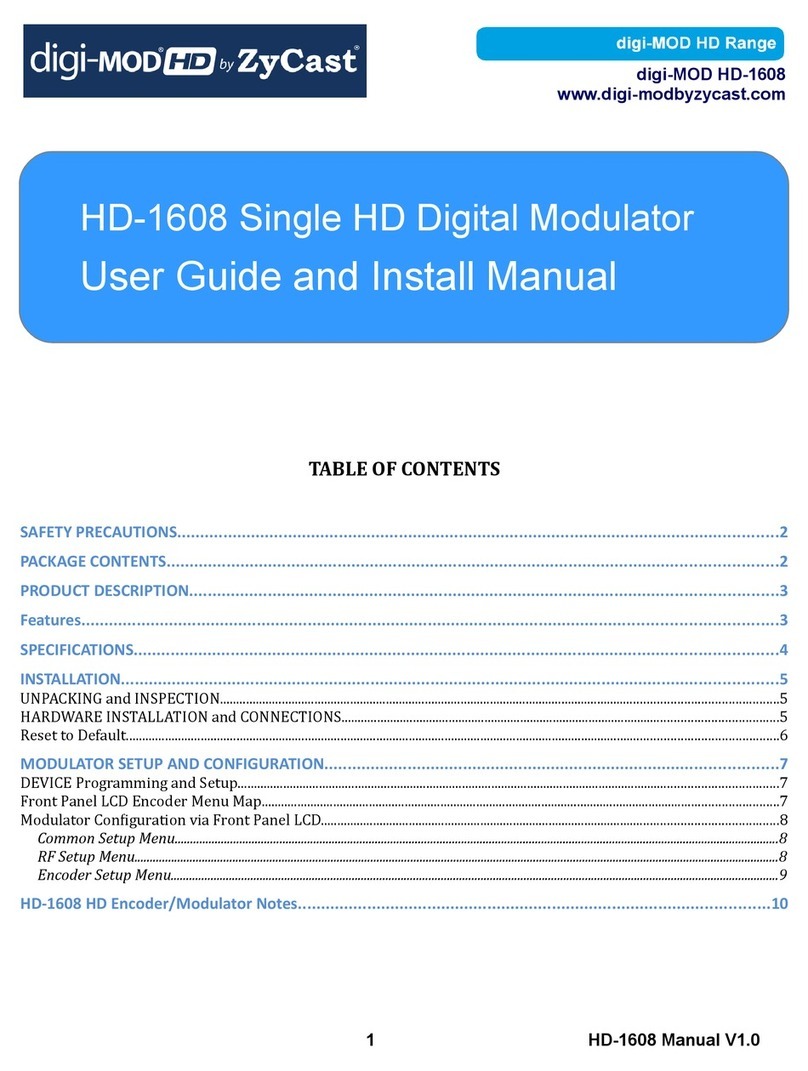 ZyCast digi-MOD HD Series user guide