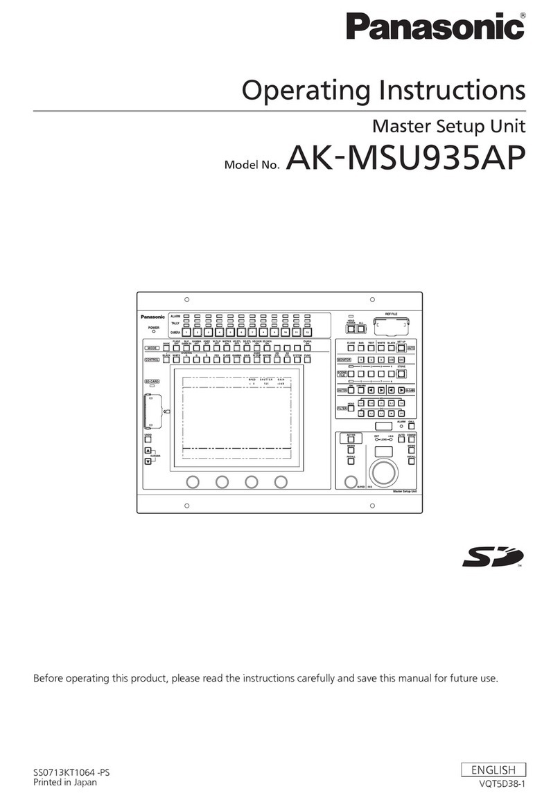 Panasonic AK-MSU935AP User manual
