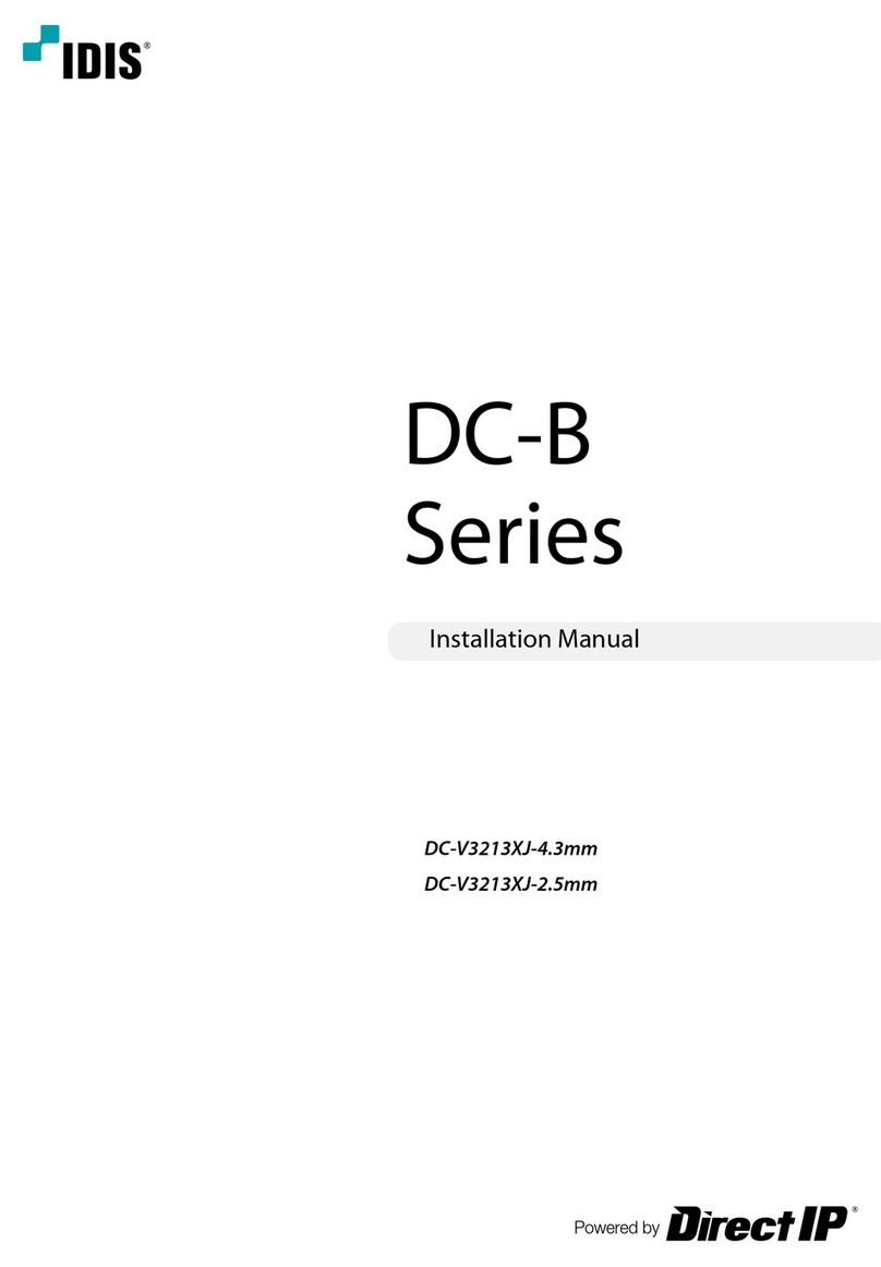 Idis DC-B Series User manual