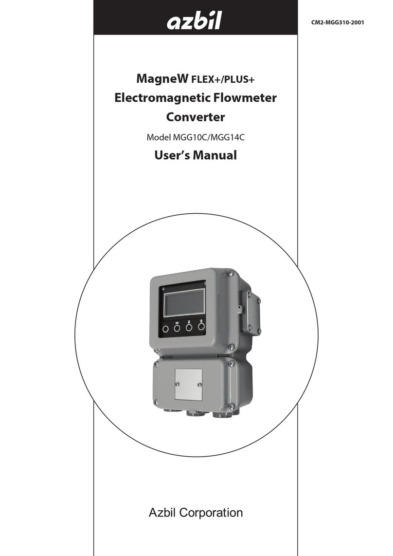 Azbil MagneW FLEX+/PLUS+ MGG10C user manual