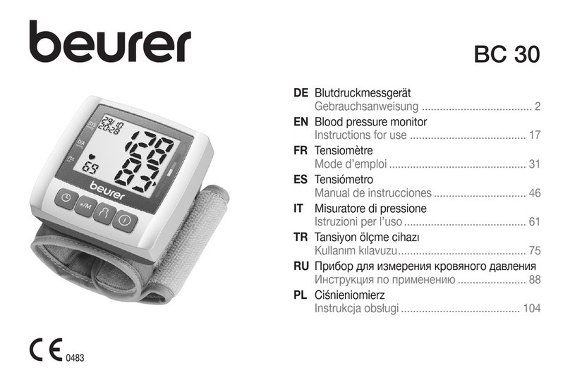 Beurer BC 30 User manual Beurer BC 30 User manual