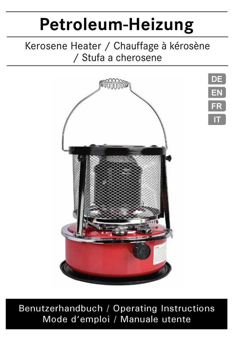 SVB Kerosene Heater operating instructions