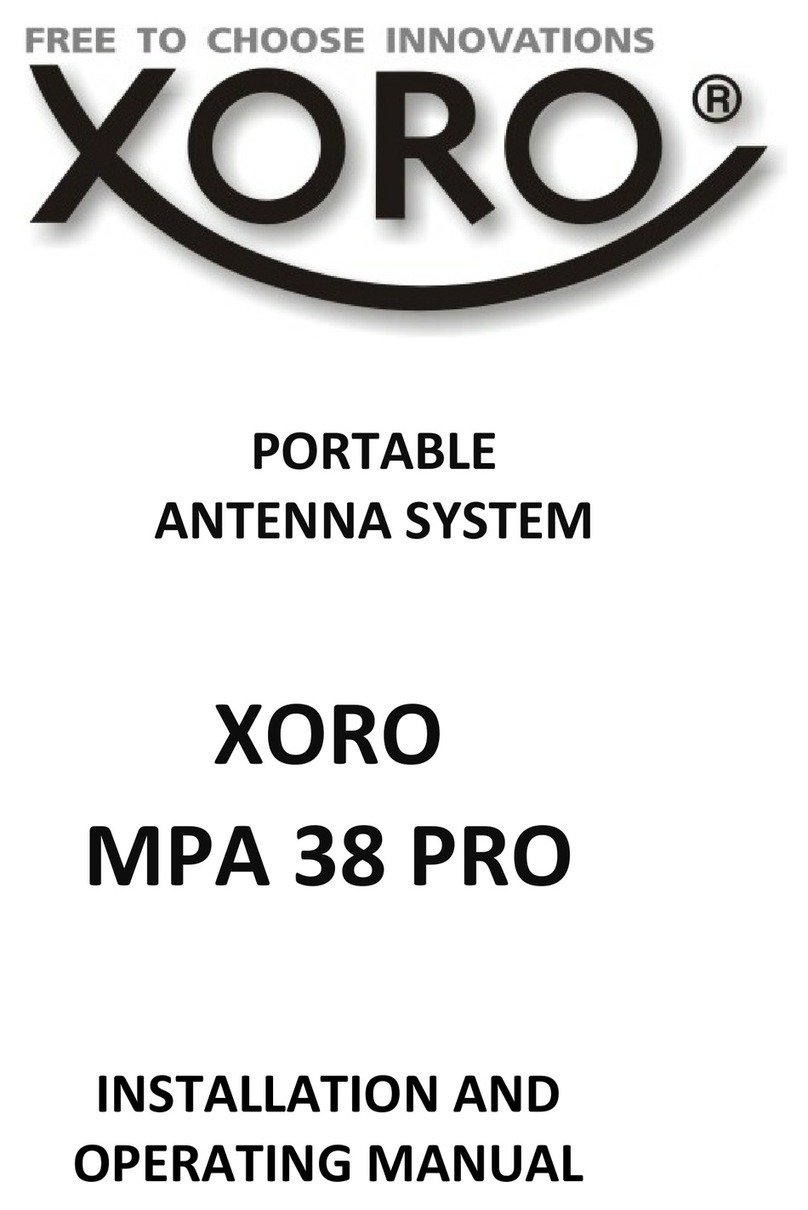 Xoro MPA 38 PRO User manual