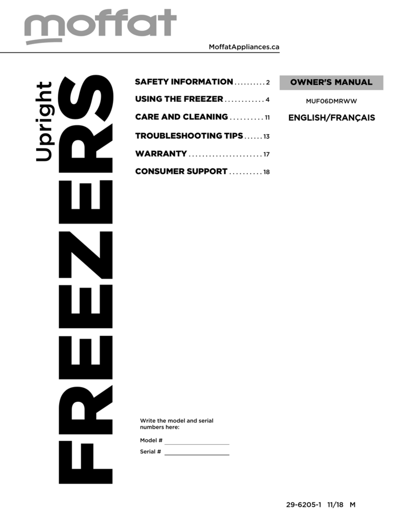 Moffat MUF06DMRWW owner's manual