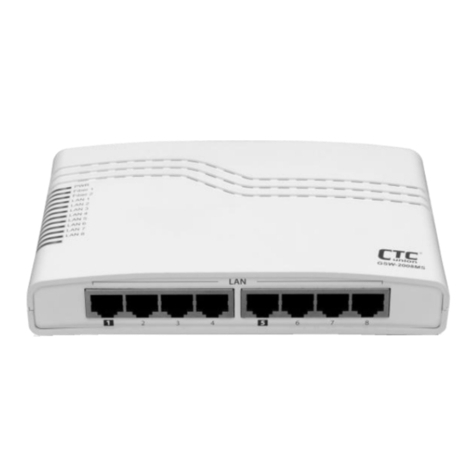 CTC Union GSW-1005MS User manual CTC Union GSW-1005MS User manual