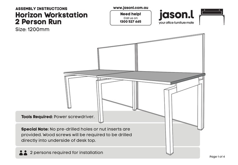 Jason.L Horizon Workstation 2 Person Run User manual