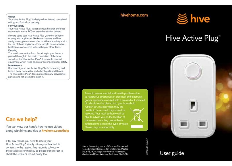 Hive Active Plug User manual