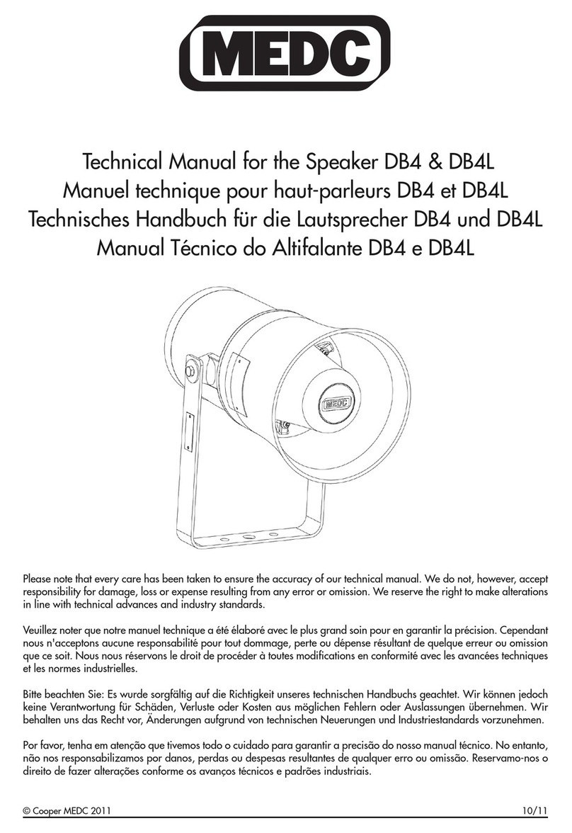 MEDC DB4 User manual