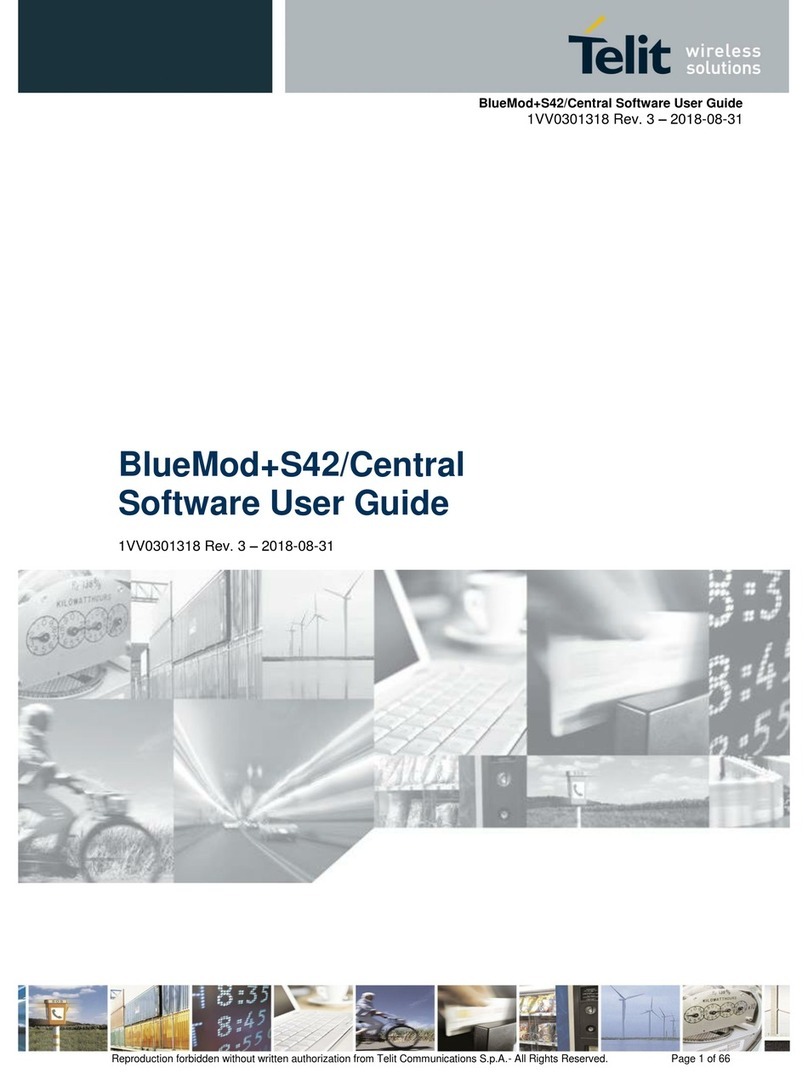 Telit Wireless Solutions BlueMod plus S42/Central Safety guide Telit Wireless Solutions BlueMod plus S42/Central Safety guide