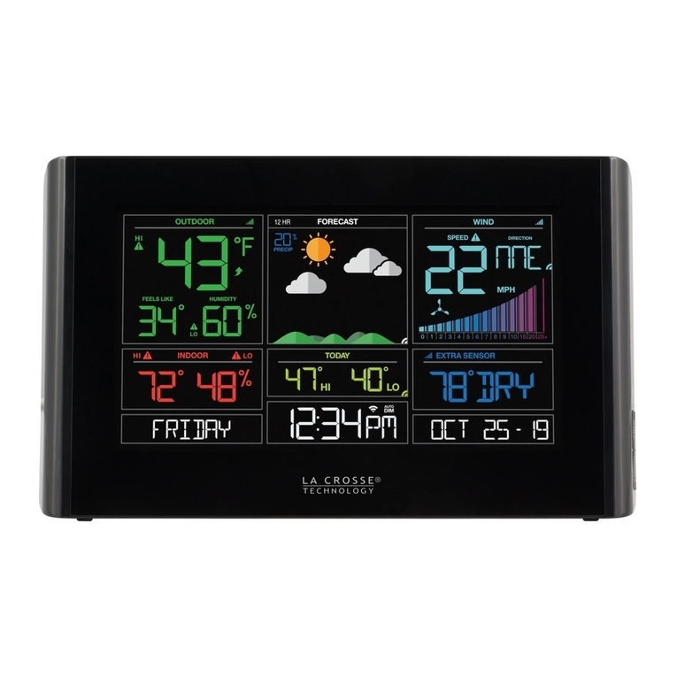 La Crosse S82950 instruction manual
