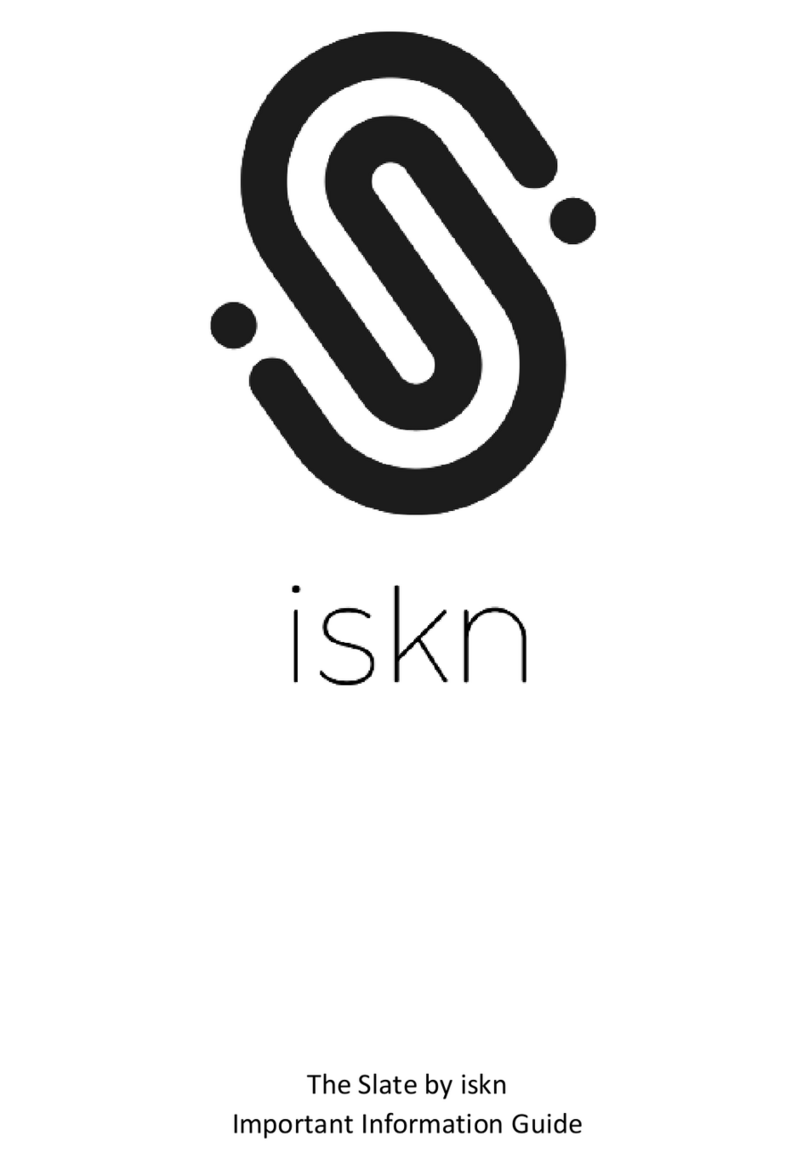 iskn The Slate Important information guide