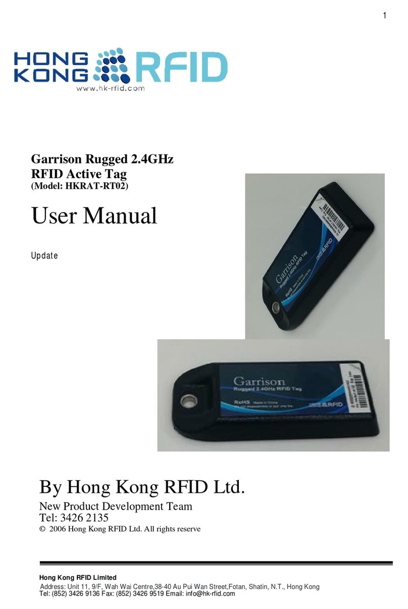 Hong Kong RFID Garrison HKRAT-RT02 user manual