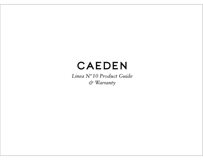 CAEDEN Linea ?10 Product guide & Warranty