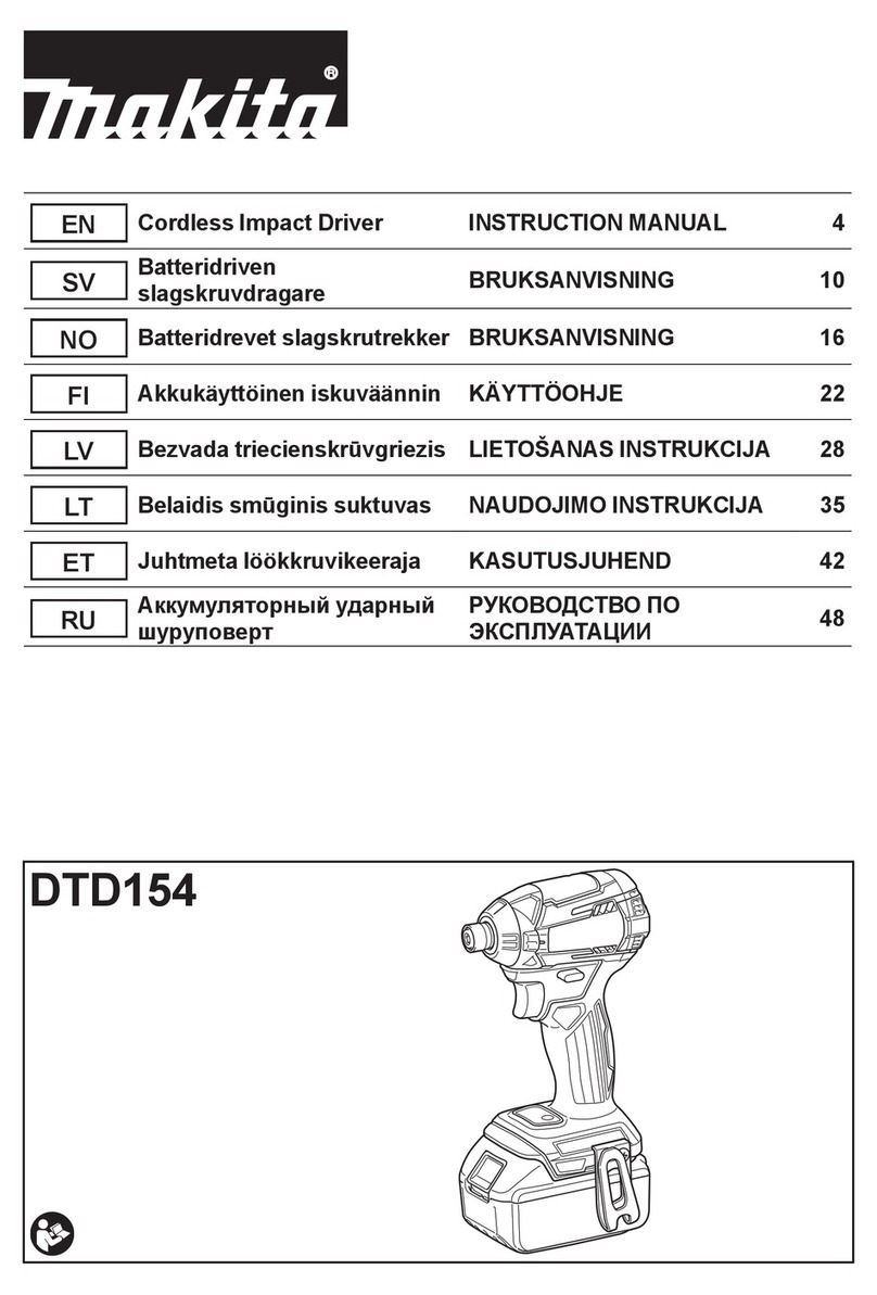 Makita DTD154 User manual