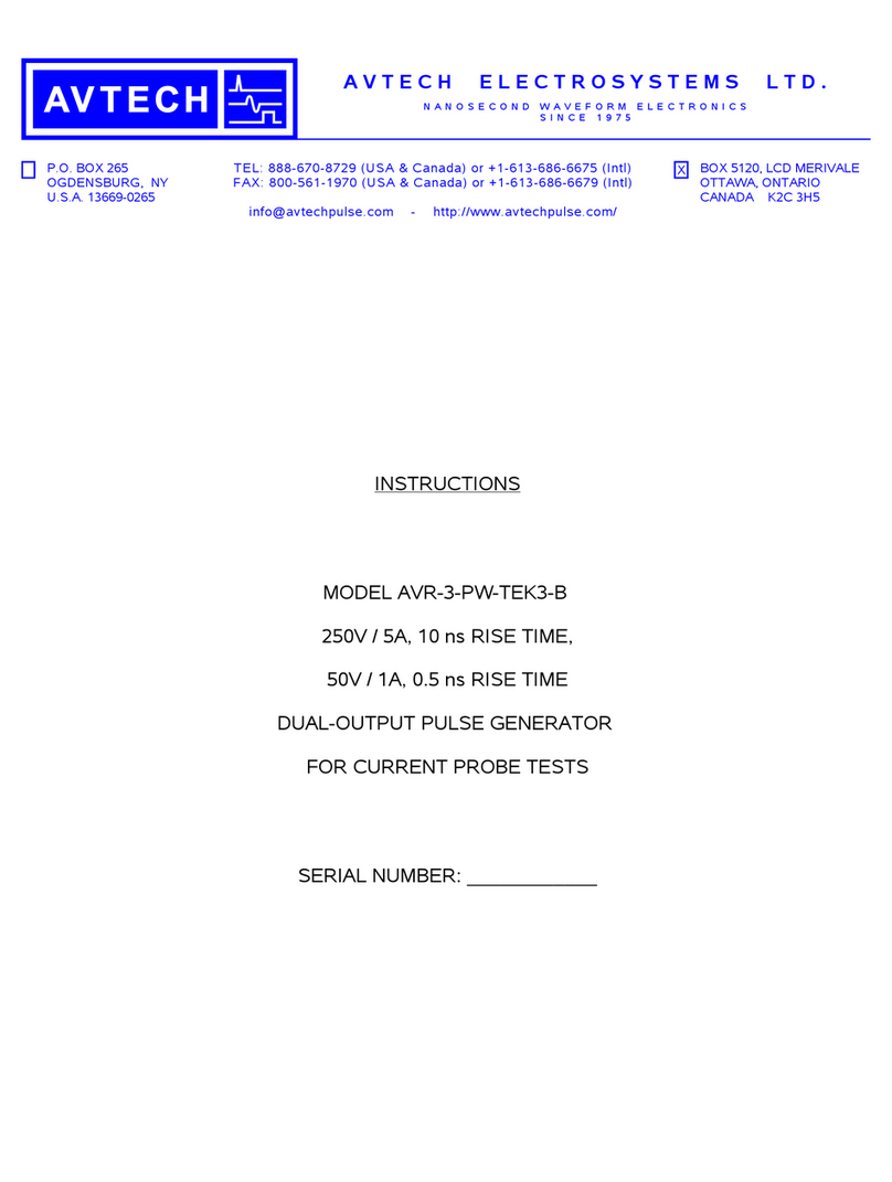 Avtech AVR-3-PW-TEK3-B instructions