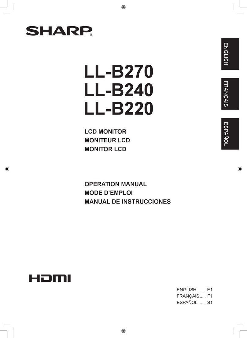 Sharp LL-B240 User manual