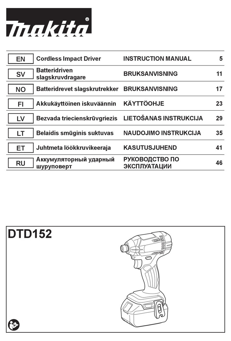 Makita DTD152 instruction manual