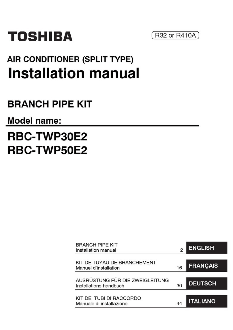 Toshiba RBC-TWP50E2 User manual