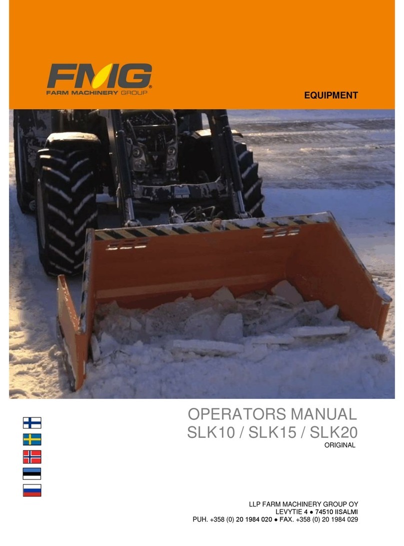 FMG SLK10 Operator's manual