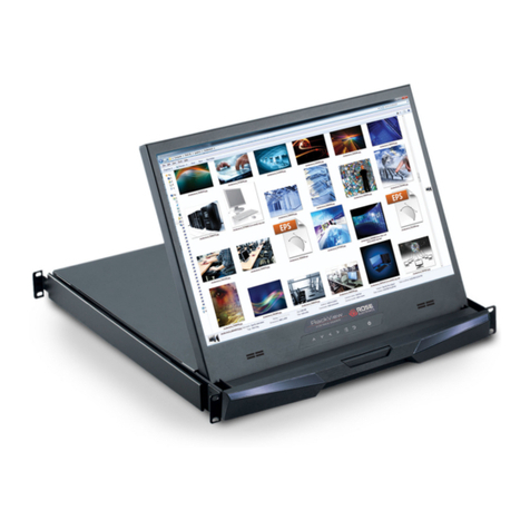 Rose electronics RackView RV1-LCDA17/Kn User manual