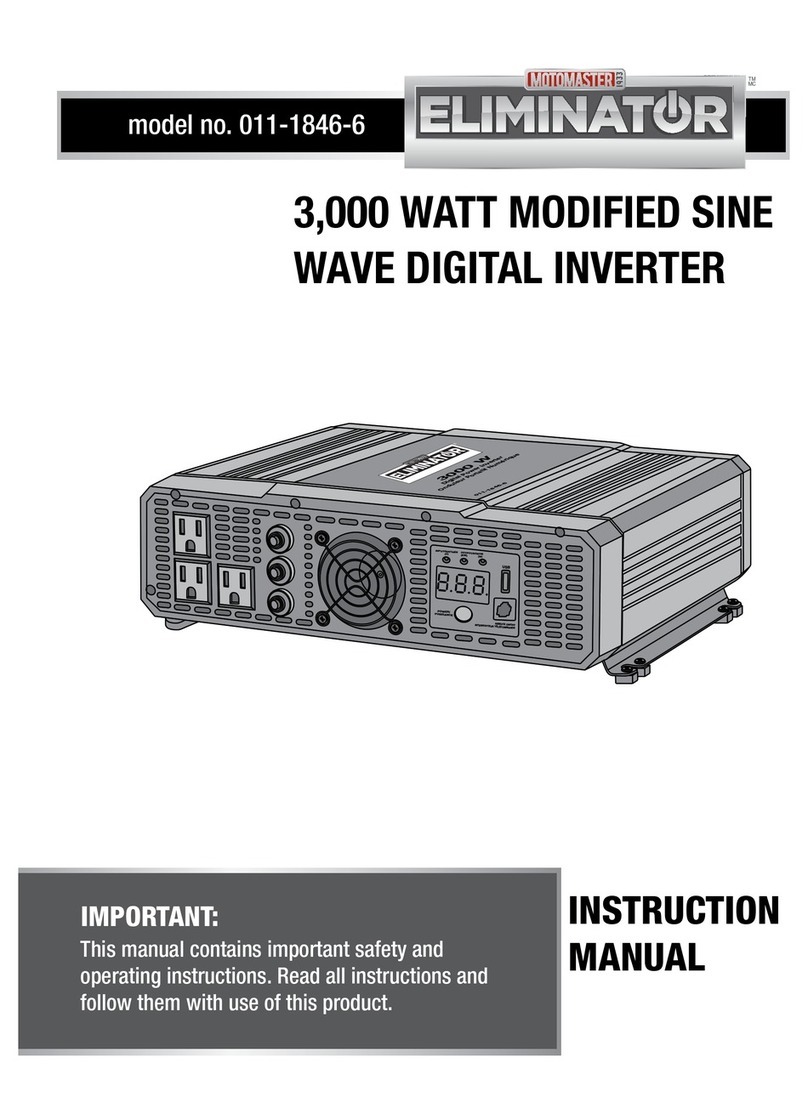 Eliminator 011-1846-6 instruction manual Eliminator 011-1846-6 instruction manual